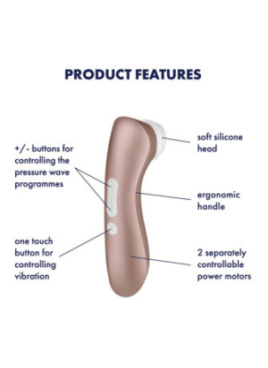 Stimulateur clitoridien Pro 2+ Satisfyer - CC597140